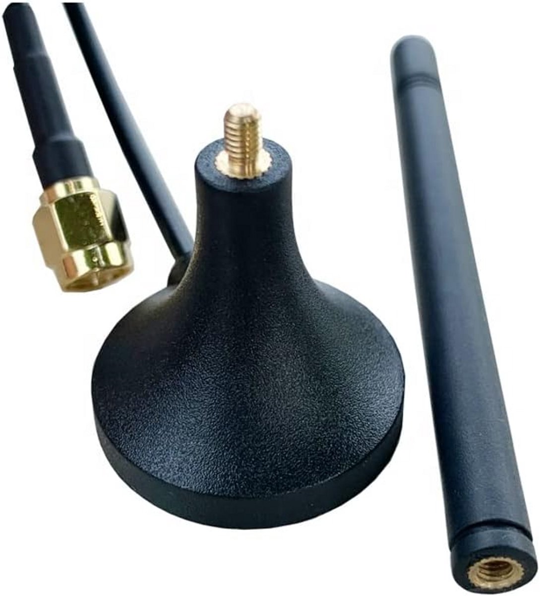 Set van 2x 4G/5G Breedband Magnetische Antennes met SMA-Connectoren en 3M Kabel