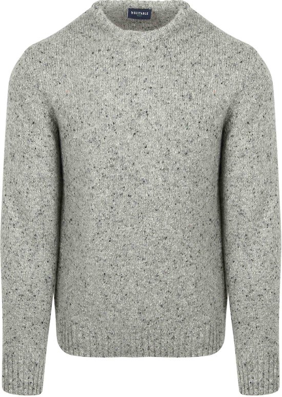 Pull adapté Donnegal Tweed Eco Wool Grijs - Taille L - Homme - Pull-over