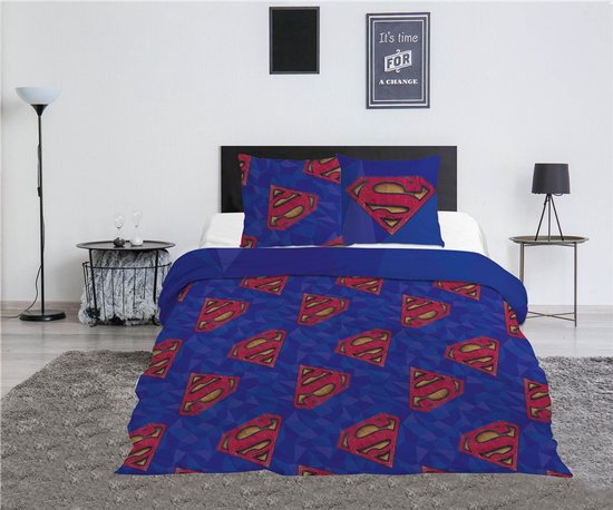 Superman Dekbedovertrek 240x220 Polykatoen 2in1 van Merkloos — afbeelding 4