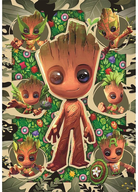 Clementoni - Puzzel - 104 Stukjes - Marvel Groot - Kinderpuzzel - Vanaf ...