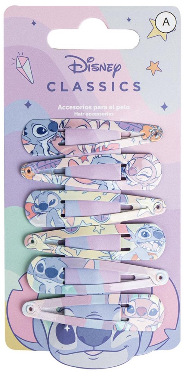 Disney Lilo and Stitch - haarspeldjes set van 6 stuks
