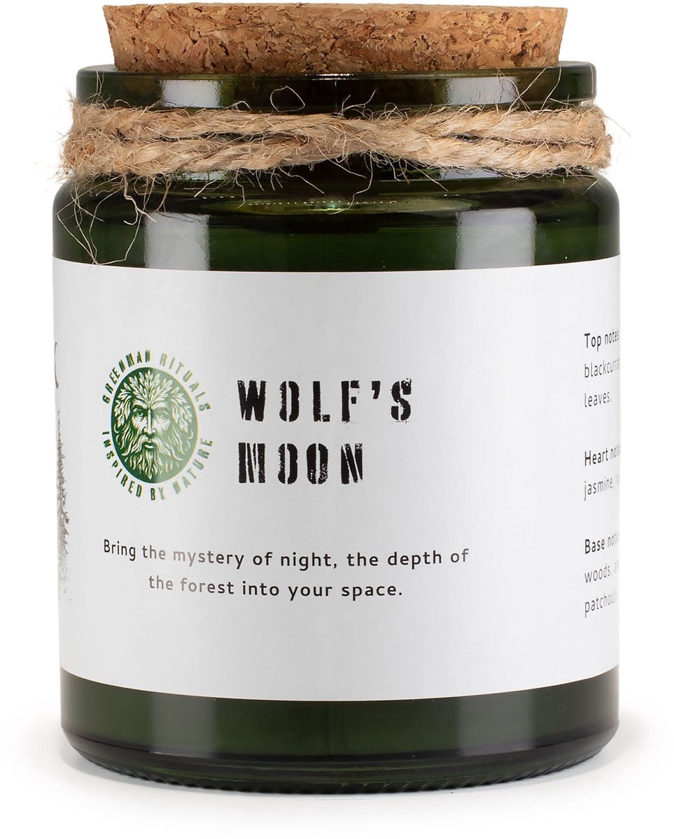 Ancient Wisdom Greenman Woodwick sojakaars - Wolf's Moon Maan