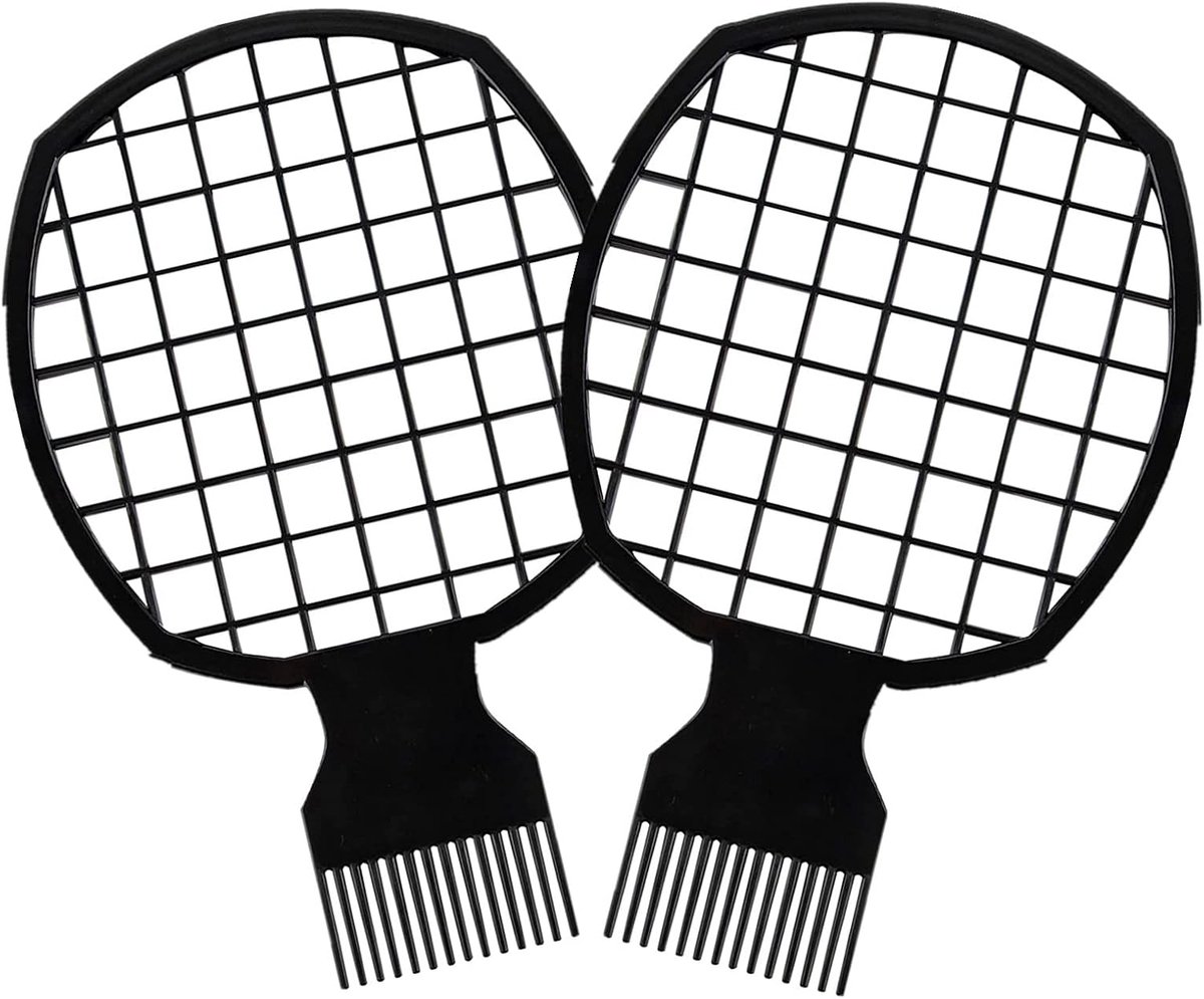 Haar Styling Krulborstel Set voor Afro Twists en Coils (2 Stuks)