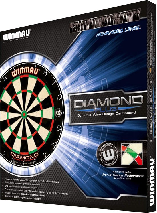 WINMAU - Diamond Plus dartbord van Winmau — afbeelding 4