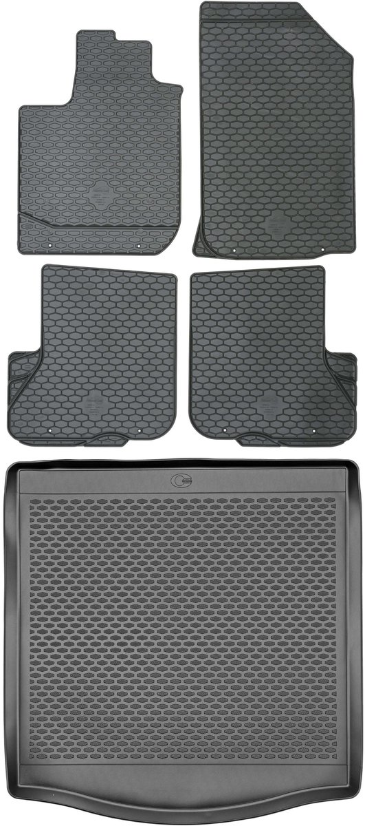 Max-Dywanik DOMA Set - Bagażnik en Dywaniki - Dacia Logan II - 2012-2020 - Geen Stoppers
