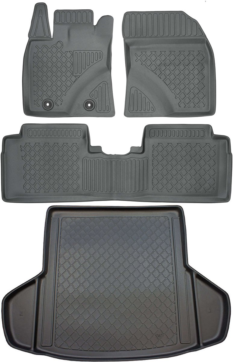 Aristar Toyota Avensis III - Kofferbakmat en Dywaniki - 2009-2018 - Zwart - Max-Dywanik