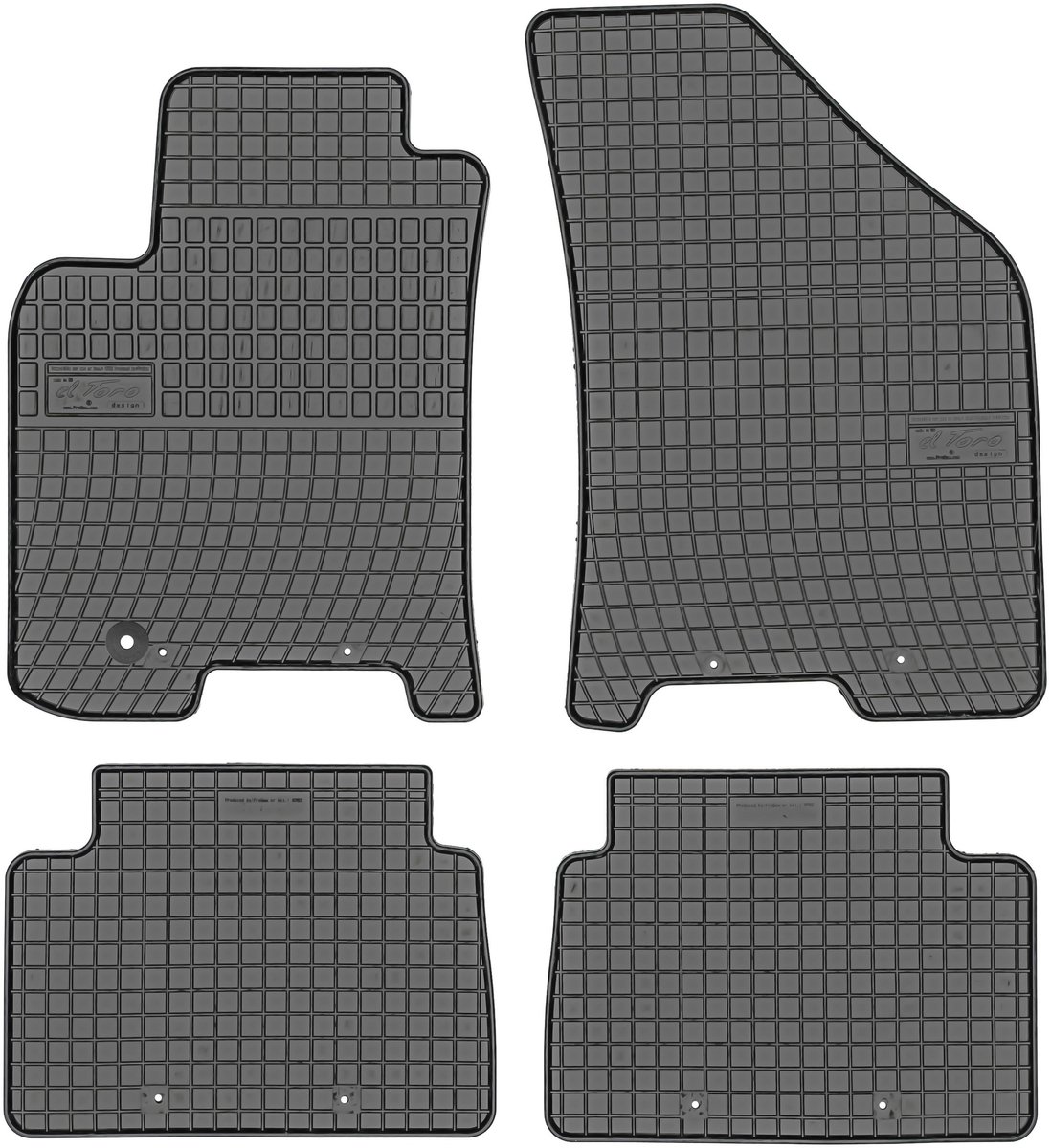 Max-Dywanik Frogum Serie - Automatten - Chevrolet Lacetti 2003-2008 - Met Bevestigingen