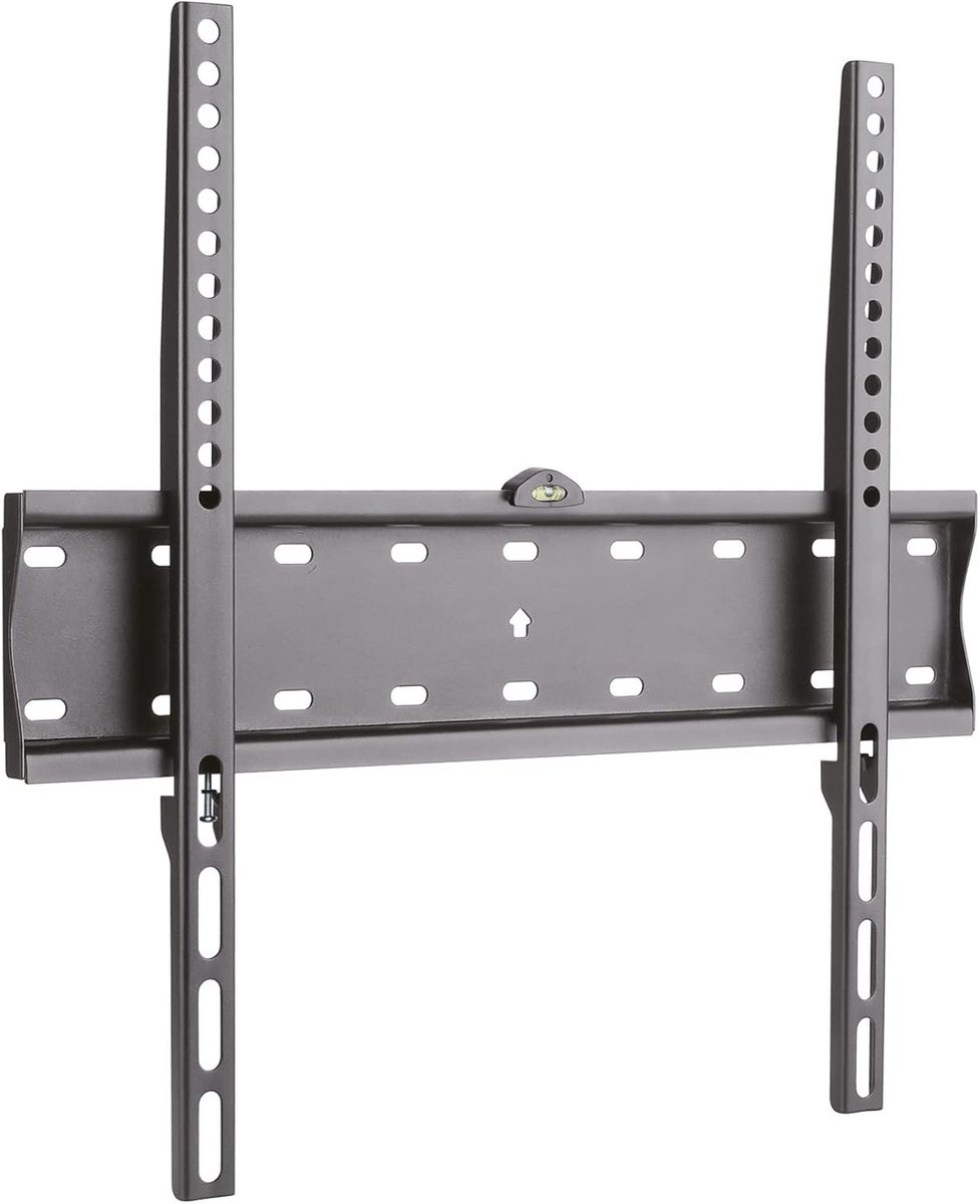 Universele Vaste TV Muurbeugel 26-55 inch Plat Zwart - Minimale Wandafstand 2,7 cm