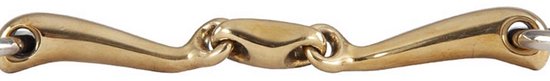 BR Double contact souple brisé (incurvé) - 14 mm - Taille 125 mm
