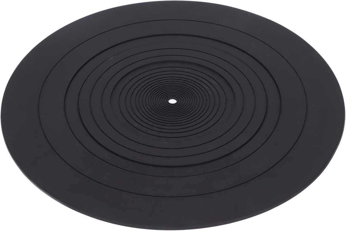 Allecta- Draaitafelmat Antistatisch Vinylplaten Verminder Trillingen Rubberen - Vinylplatenspelers Cadeaus Vinylliefhebbers 12 Inch - Alle Soorten - Geschikt voor Draaitafelmat Kleurrijk Model