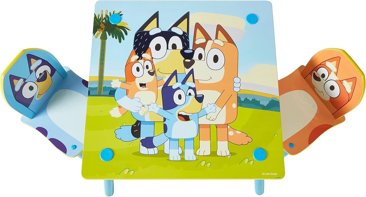 Kindertafel met 2 Stoelen Set - Perfect voor Kleuren en Spelen
