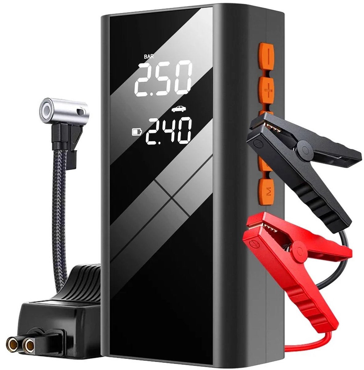 Zolara Auto jumpstarter - Starthulp voor auto - Jump starter - Jumpstart voor auto - Zwart