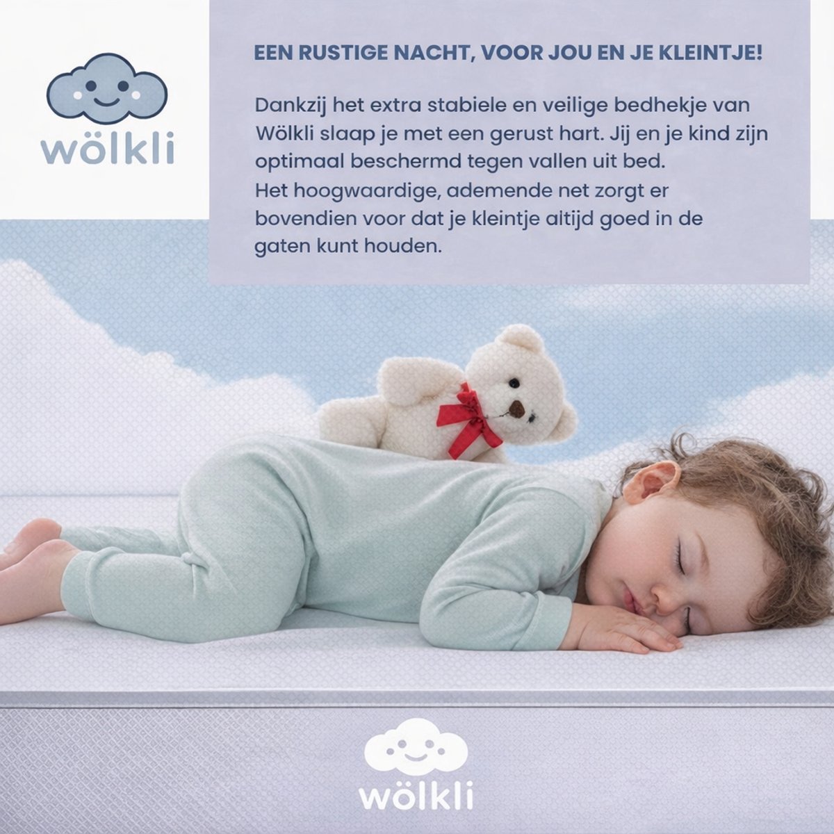 Wölkli Wölkli Bedhekje Kinderbedhek - afbeelding 5
