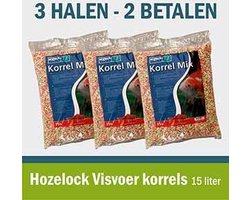 Hozelock Visvoer korrels 15 liter (3 halen - 2 betalen)