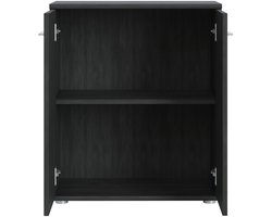 Commode TOMMY met 2 deuren - grijs essenhout