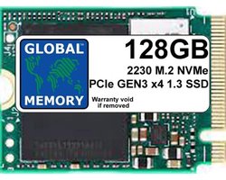 128 GB M.2 2230 NVMe SSD PCIe Gen3 x4 Interne Solid State Drive