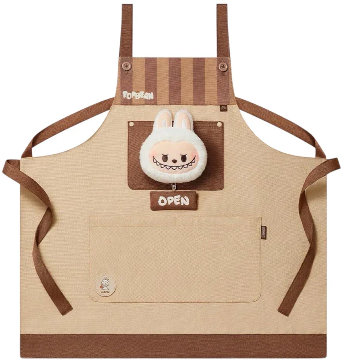 POP BEAN Coffee Factory Series-LABUBU schort