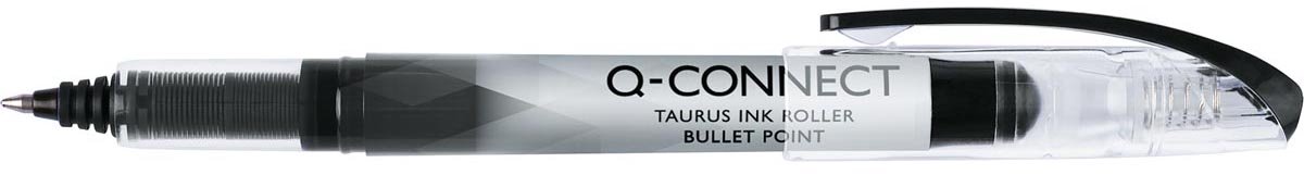 Q-CONNECT Taurus liquid ink roller, zwart 12 stuks