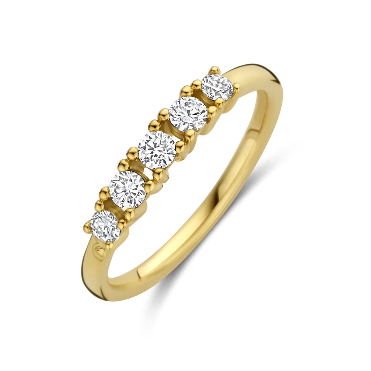 14K Geelgouden Ring met Lab Grown Diamant 0.32 ct 4035463 – F VS