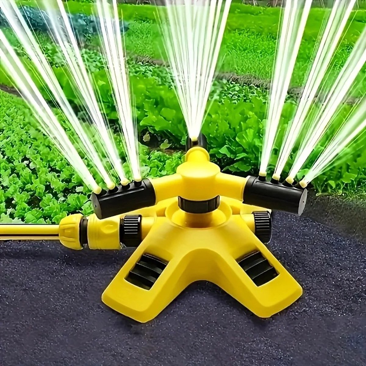1 stuk verstelbare gazonsproeier tuinirrigatiesysteem voor efficiënte bewatering van boomgaarden
