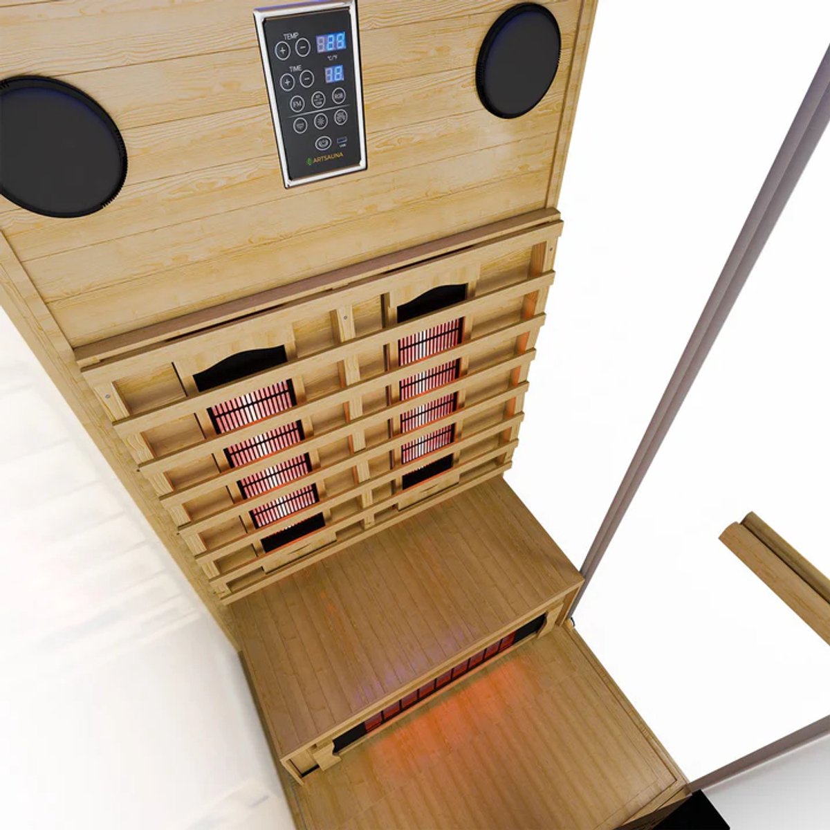 Sauna / Infraroodcabine / Infraroodsauna Göteborg - 90x90x190cm - 1-persoons thumbnail 4
