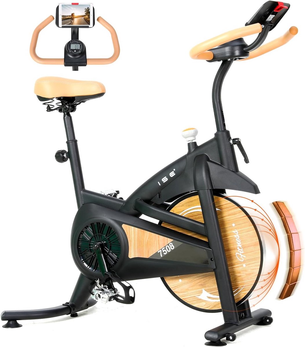 Hometrainer met Magneetweerstand en LCD Scherm voor Thuis