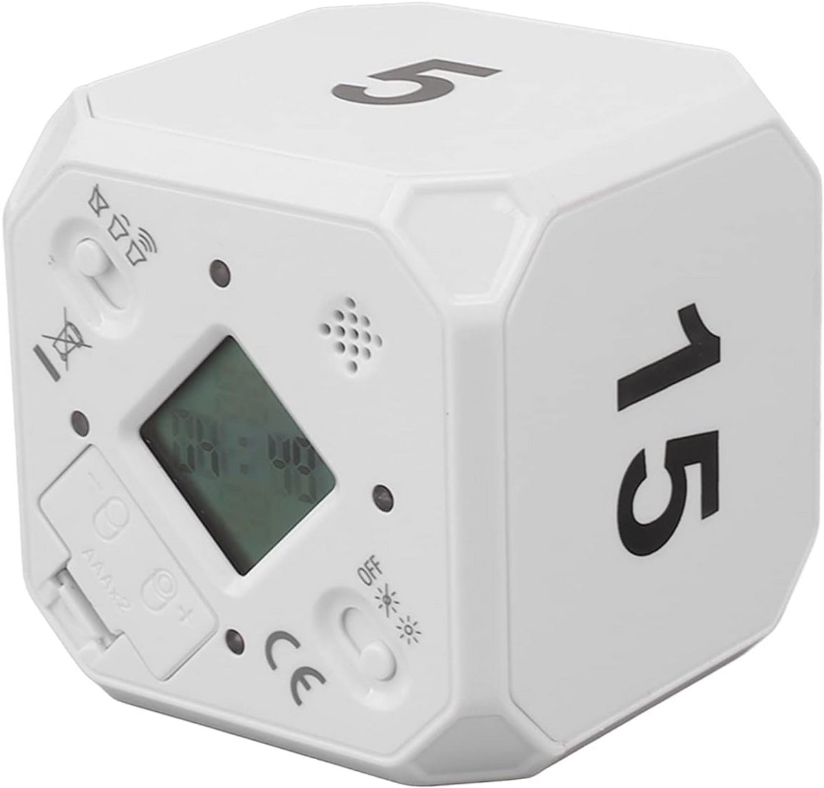 Cube Timer Gyroscoop voor Tijdmanagement en Pomodoro Techniek - Compact en Draagbaar