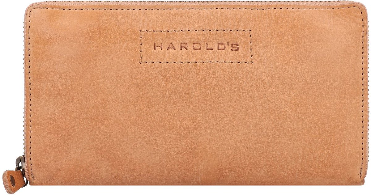 Harold's Submarine Portemonnee Leer 19 cm - Dames - Horizontaal - caramel