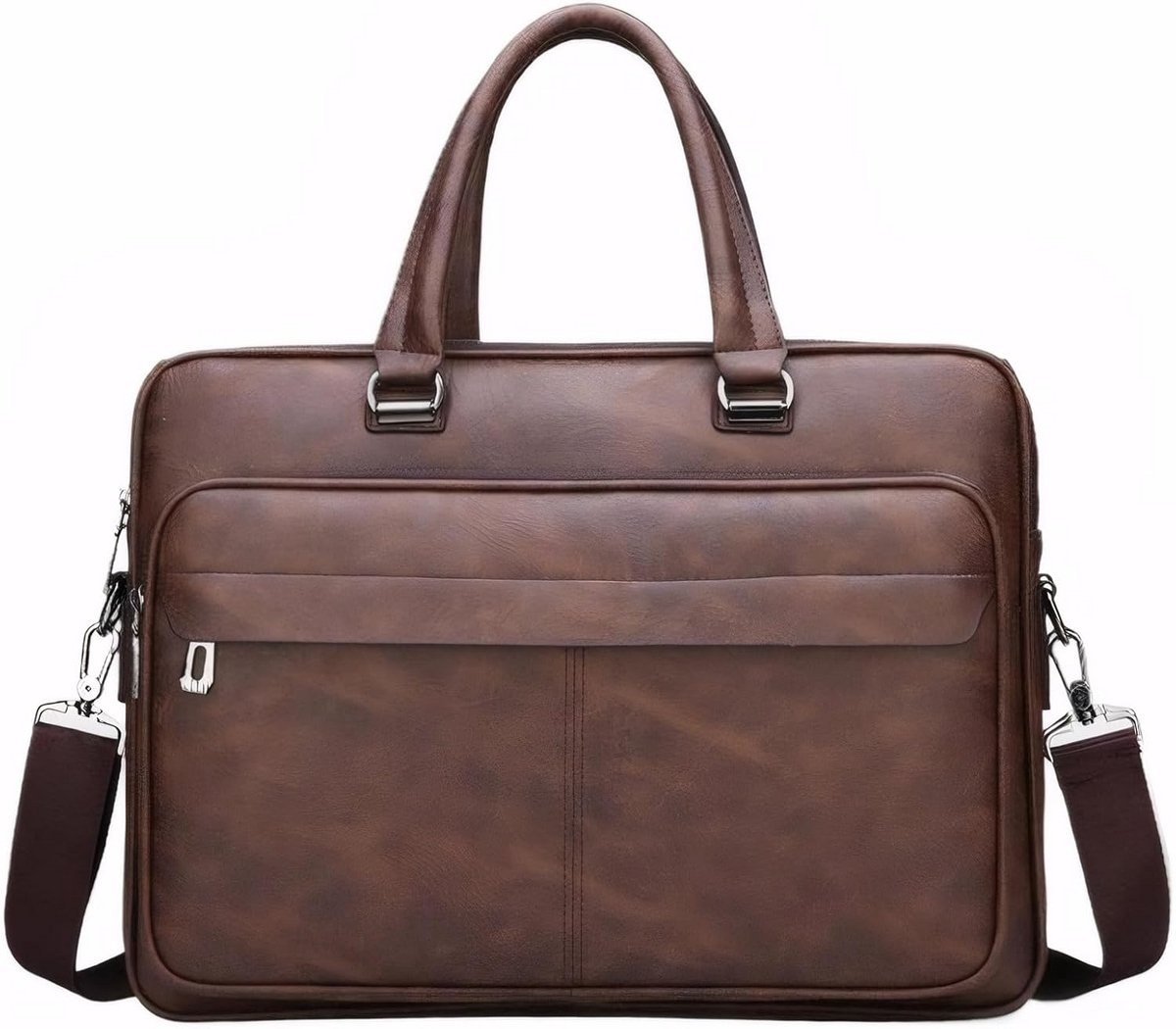 Zakelijke Laptoptas Heren Kunstleer met Schouderriem