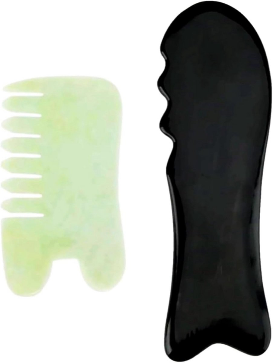 Gua Sha Schraper voor Lichaamsmassage en Ontspanning - Visvorm