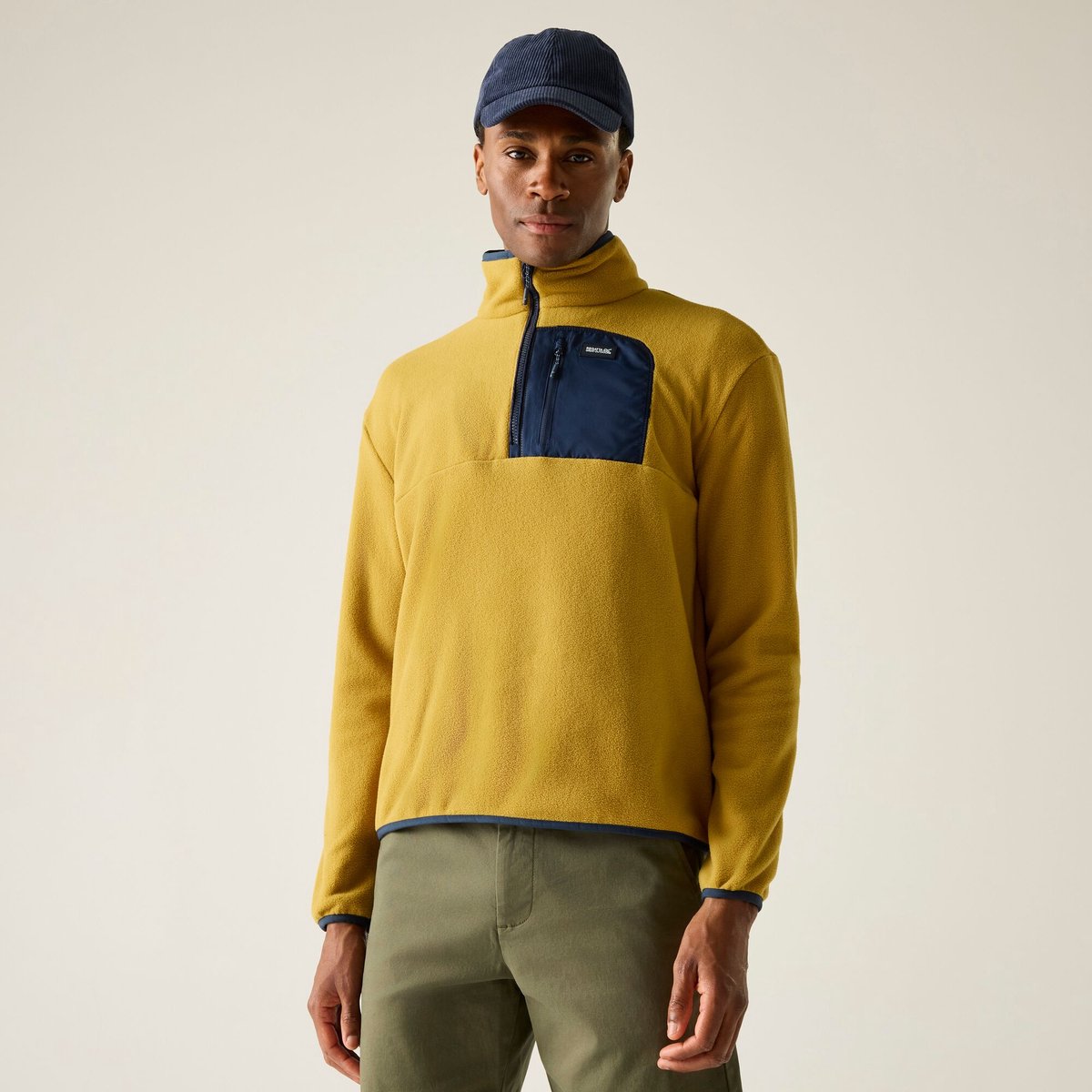 Heren Frankie Half Zip Fleece