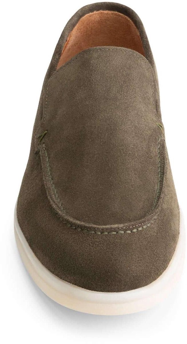 GENTS - Heren schoenen - Loafers - Nette schoenen - Suède - Groen - Maat 44/44