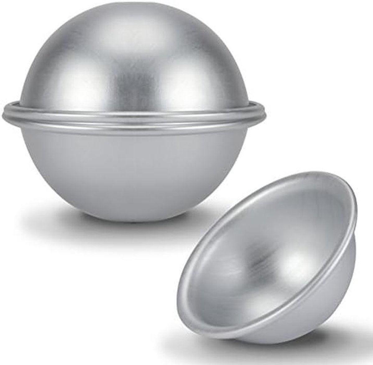 Halfronde Bakvorm Aluminium 8cm voor Taart, Pudding en Desserts
