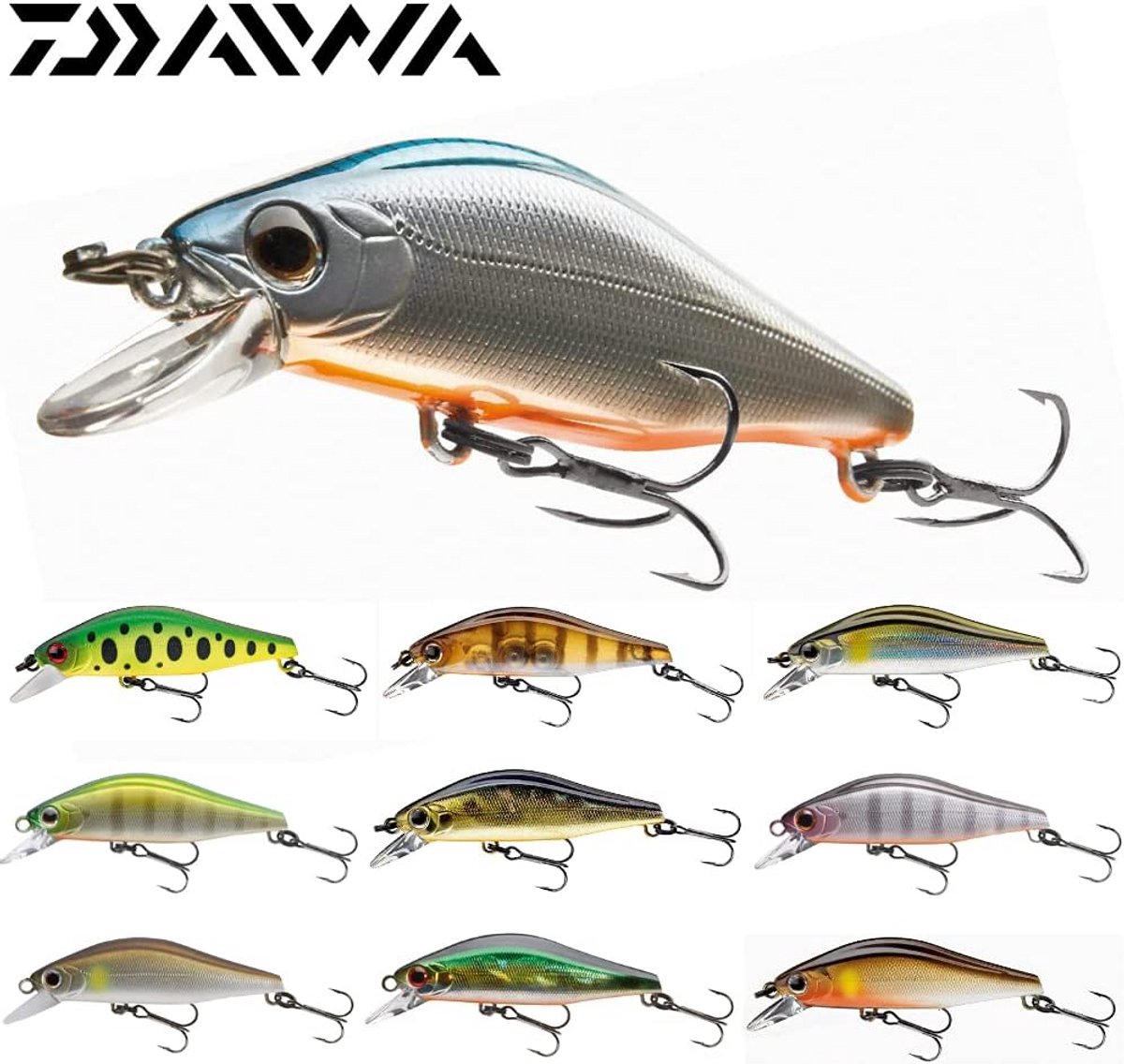 Snelzinkende Minnow Wobbler voor Forel en Baars Ultra-light Vissen