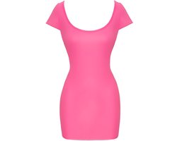 Cottelli Collection Wetlook Party Jurkje - Roze