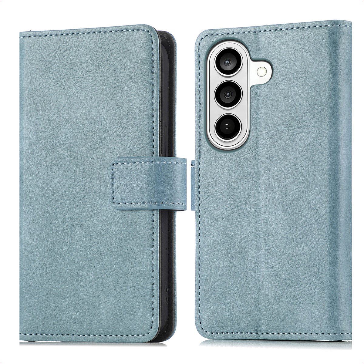 imoshion Hoesje - Geschikt voor Samsung Galaxy S26 Plus - Luxe Bookcase - Lichtblauw