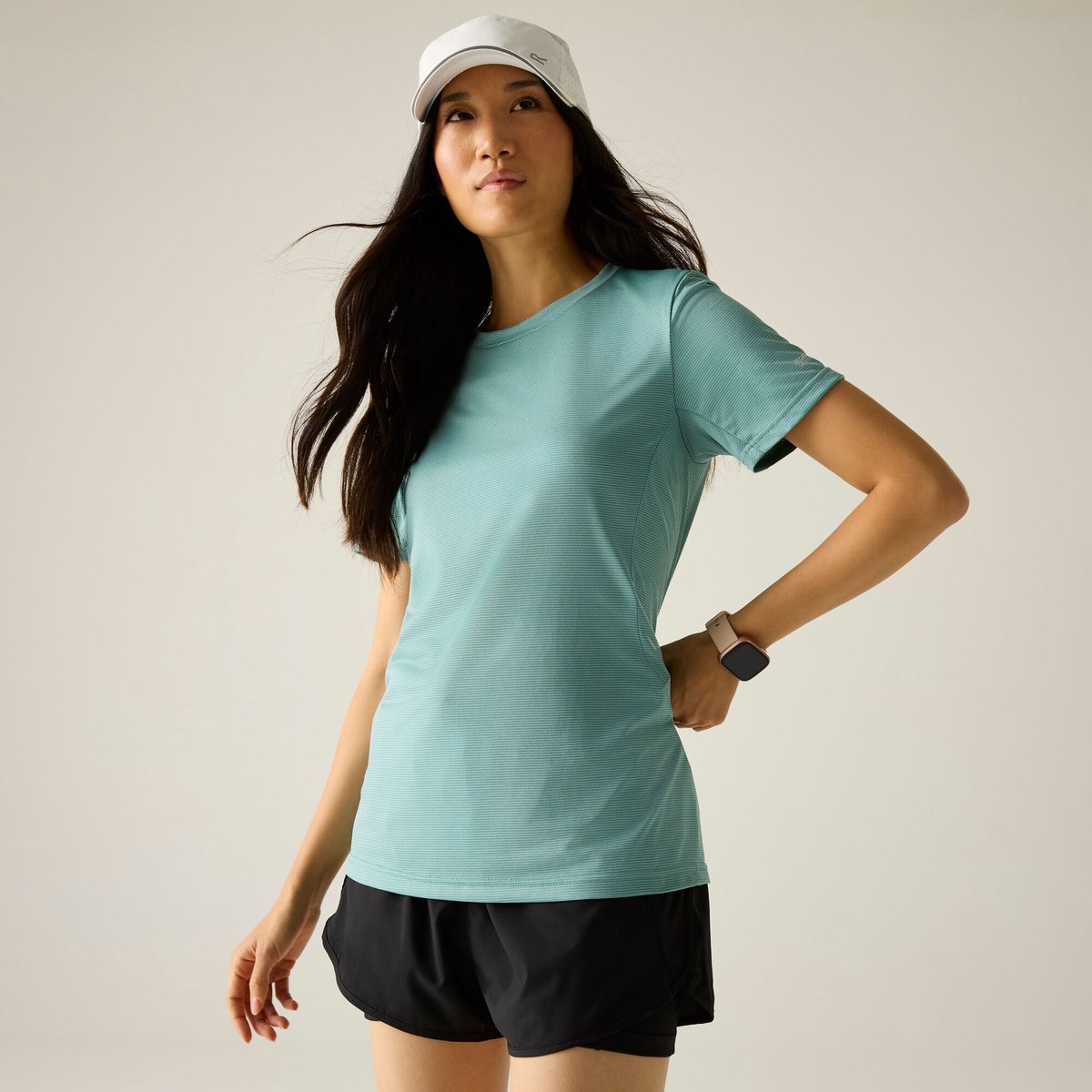 Dames Demna T-shirt met korte mouwen en gemêleerde print Grenate