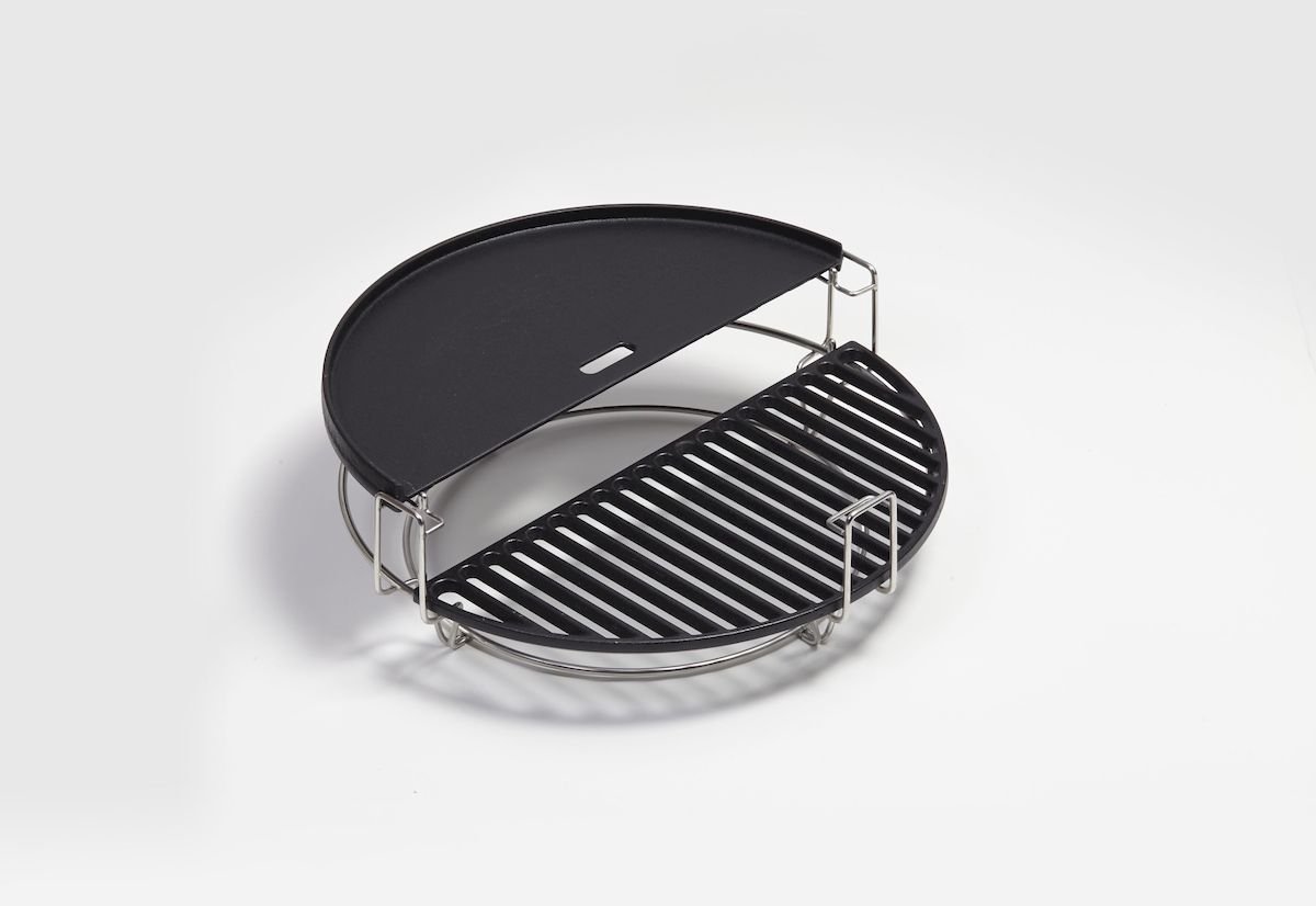 Kamado Joe Plaque demi-lune réversible en fonte Classic Joe