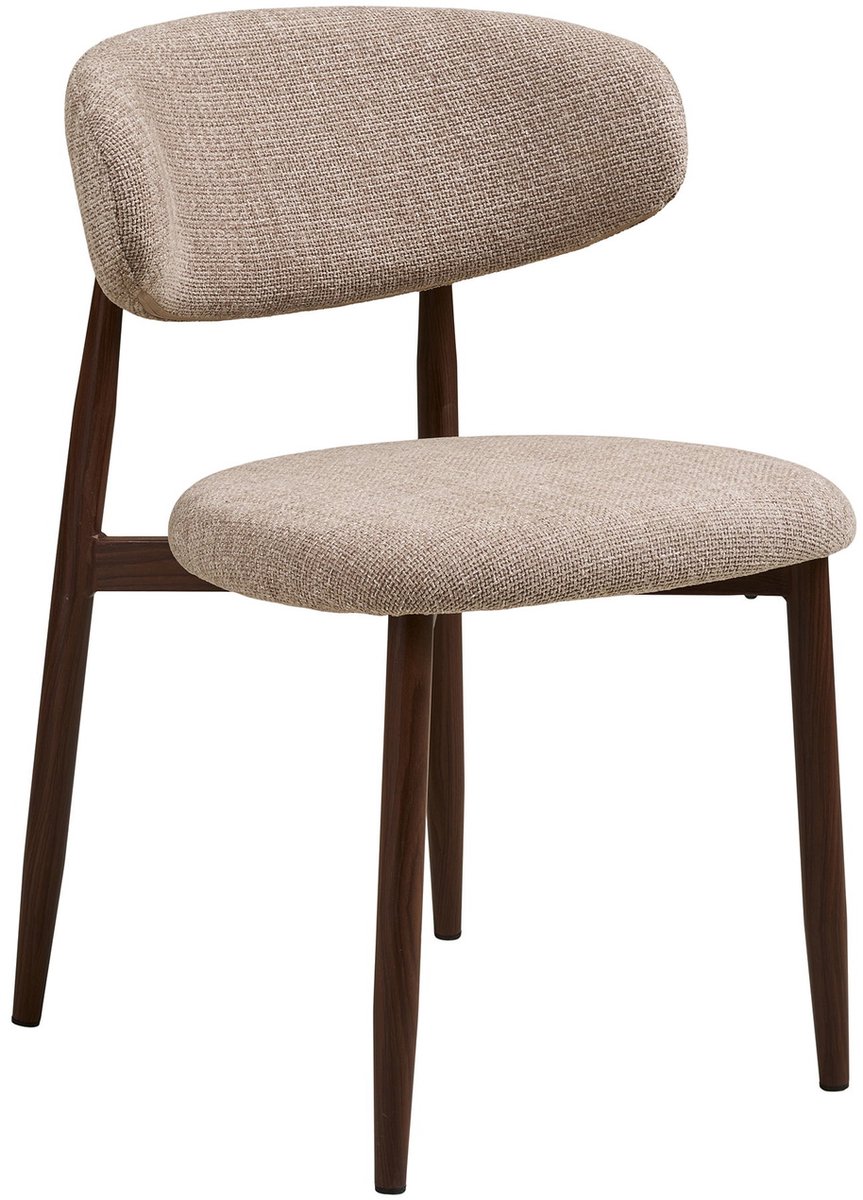 House Nordic Eetkamerstoel Levanto - Zand Hout - Set van 2