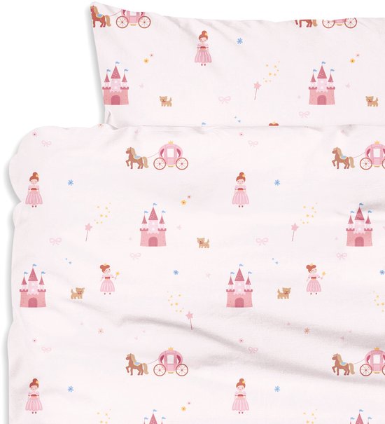 Petite Amélie Dekbedovertrekset - 120x150 cm - 100% Biologisch Katoen - Princess van Merkloos — afbeelding 5