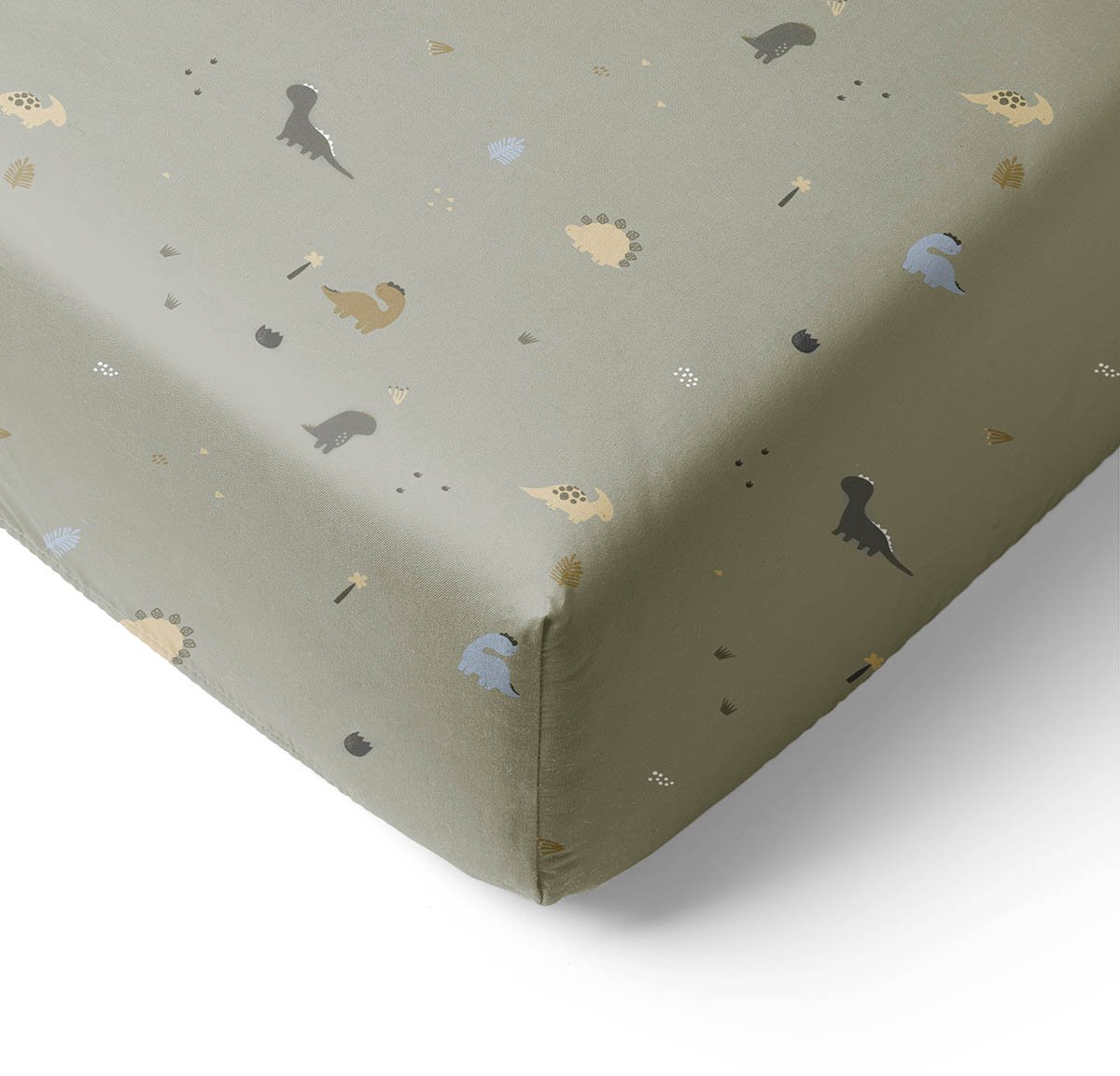 Petite Amélie Hoeslaken 70x140 cm - 100% biologisch katoenen - Dino