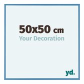 Your Decoration - Fotolijst 50x50 cm - Aluminium - Staal Blauw - Kent