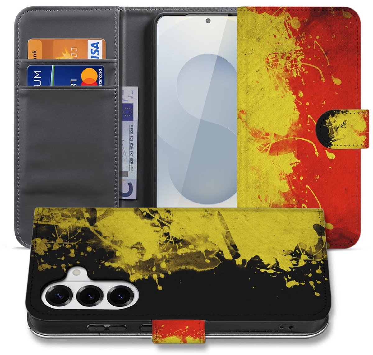 Samsung Galaxy S26 Plus Bookstyle Hoesje Belgische Vlag