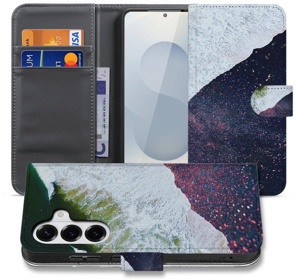 Book Case Samsung Galaxy S26 Plus Sea in Space
