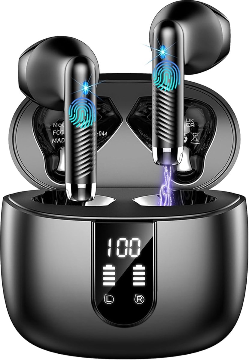 Draadloze Bluetooth Hoofdtelefoon met Noise Cancelling en Waterdichtheid