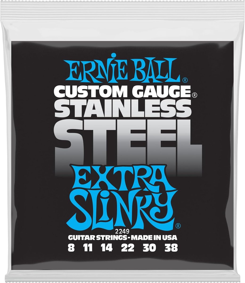 Stainless Steel Wound Electric Guitar Strings - 10-46 Gauge