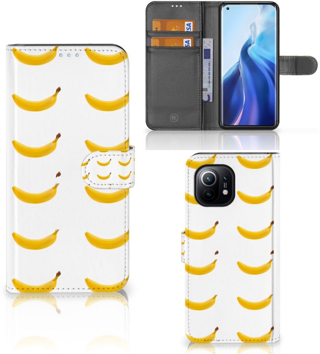 Boekhoesje voor Xiaomi Mi 11 Book Cover Banana