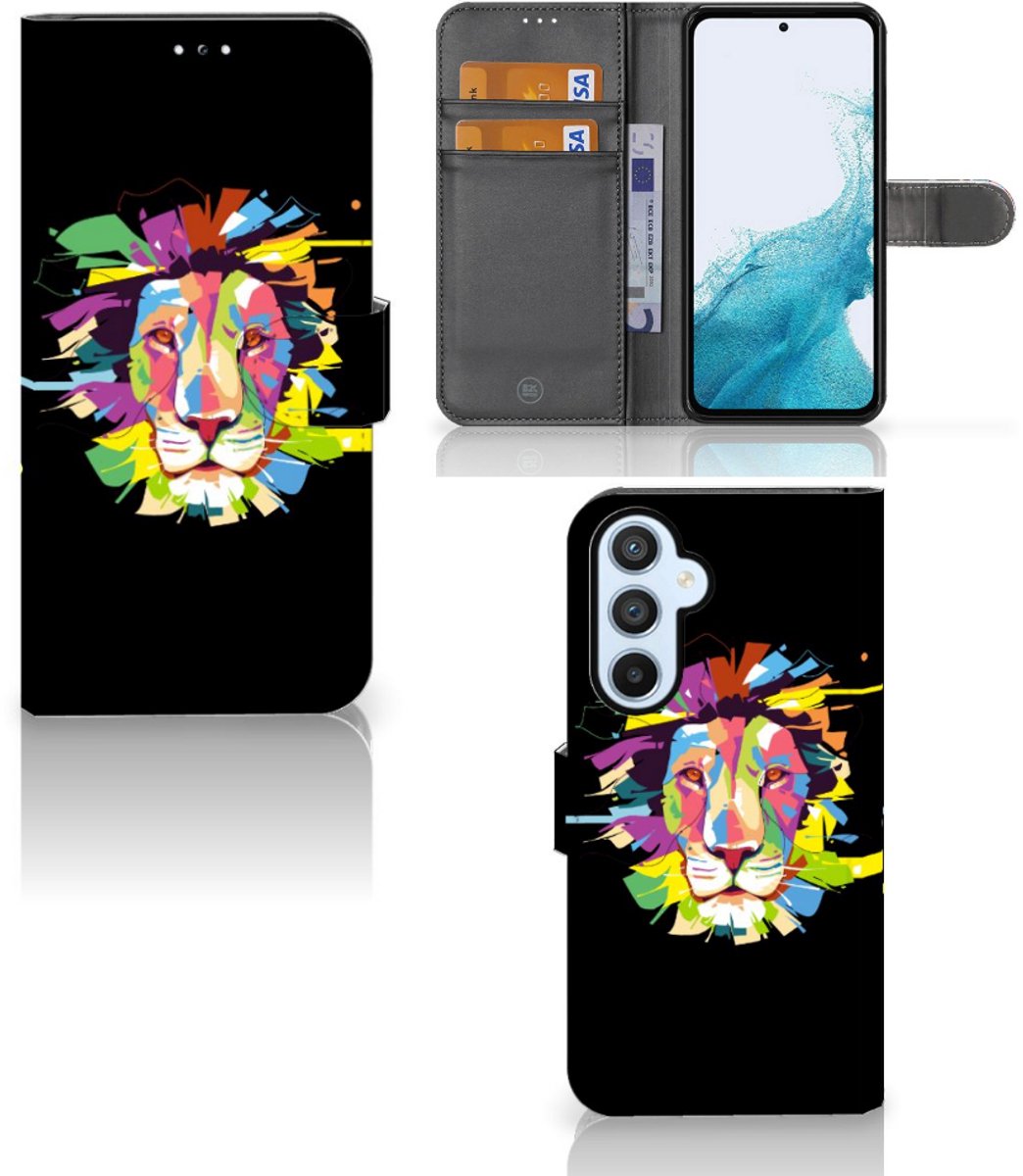 Samsung Galaxy A54 5G Leuk Hoesje Lion Color