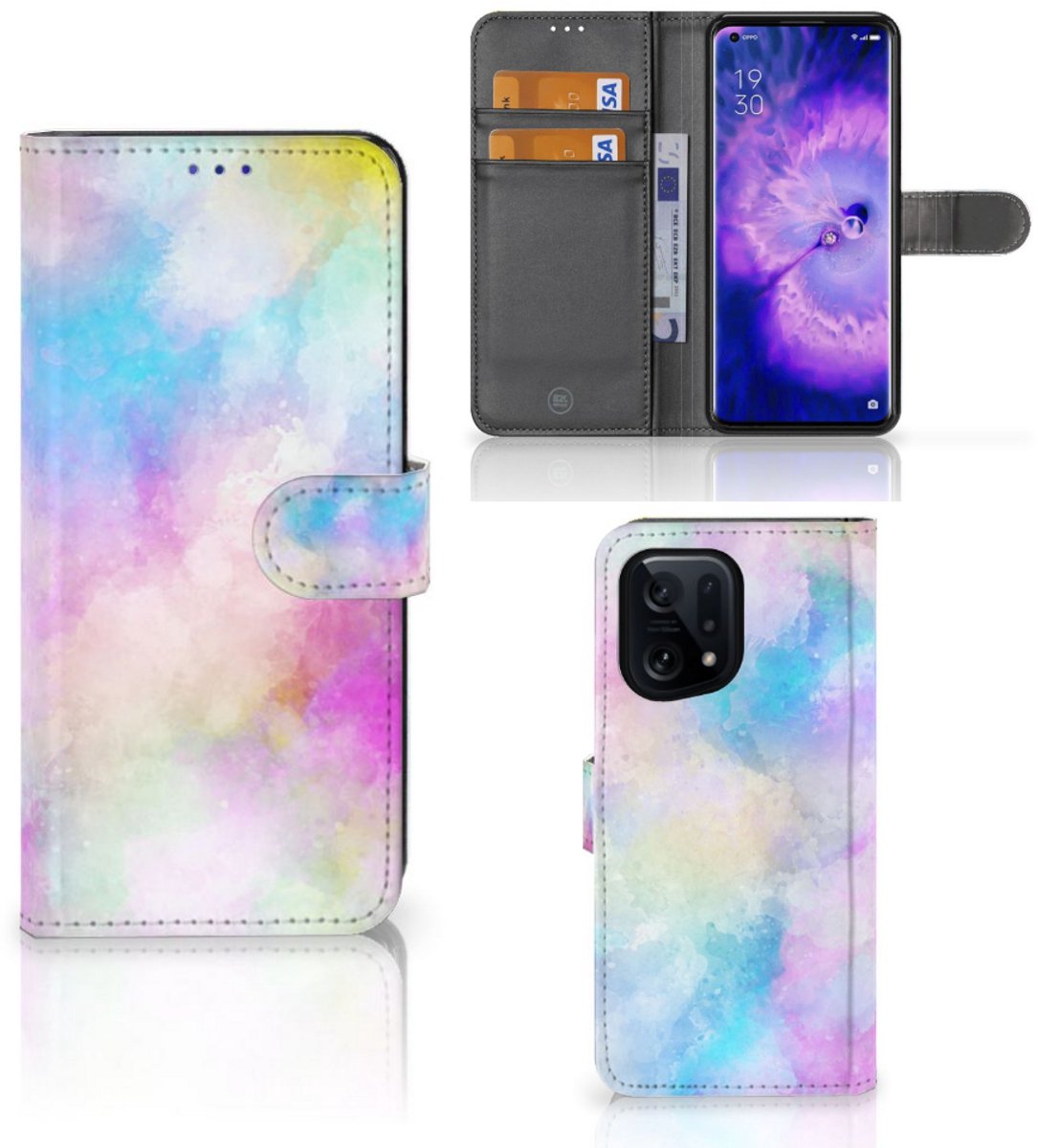 Hoesje OPPO Find X5 Watercolor Light