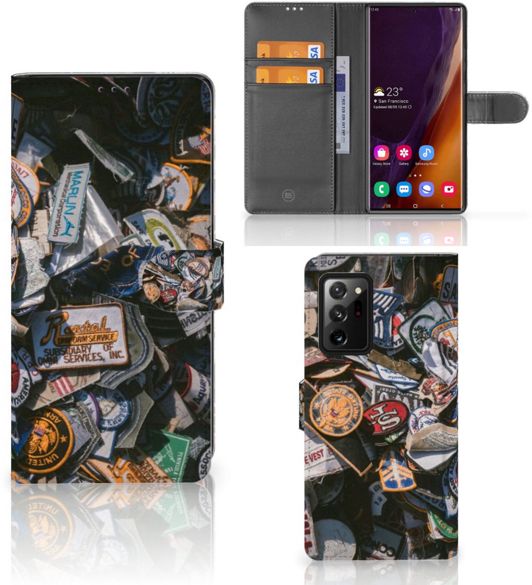 Samsung Galaxy Note20 Ultra Telefoonhoesje met foto Badges